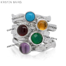 Load image into Gallery viewer, Mini Gem Ripple Ring