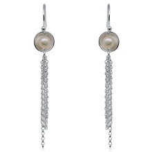 Load image into Gallery viewer, Mini Pearl Fringe Earrings
