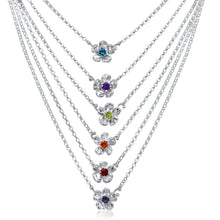 Load image into Gallery viewer, Petit Lavande Gem Necklace
