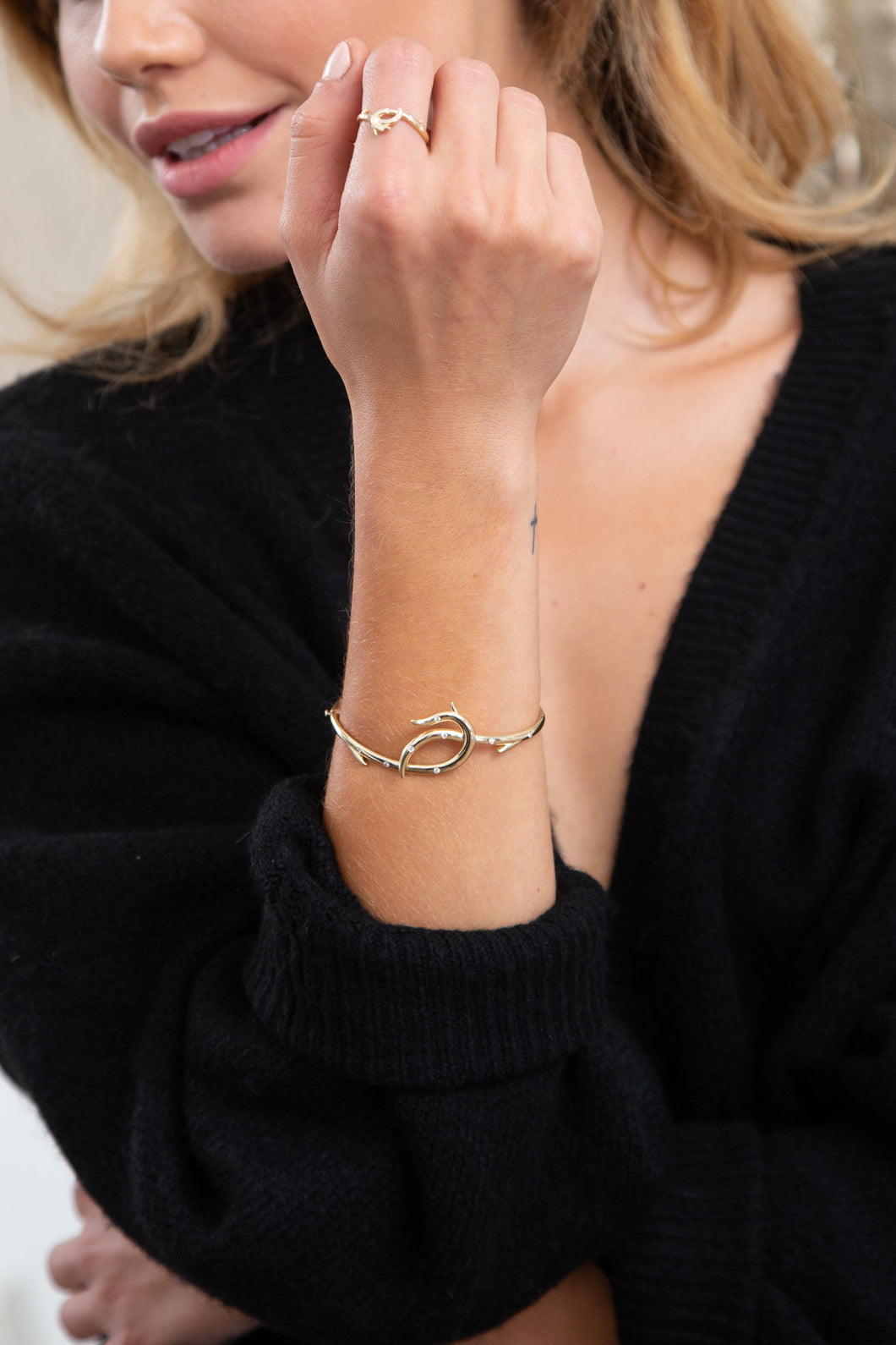 Diamond Branch Bangle