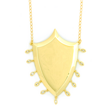 Load image into Gallery viewer, Long Shield Necklace
