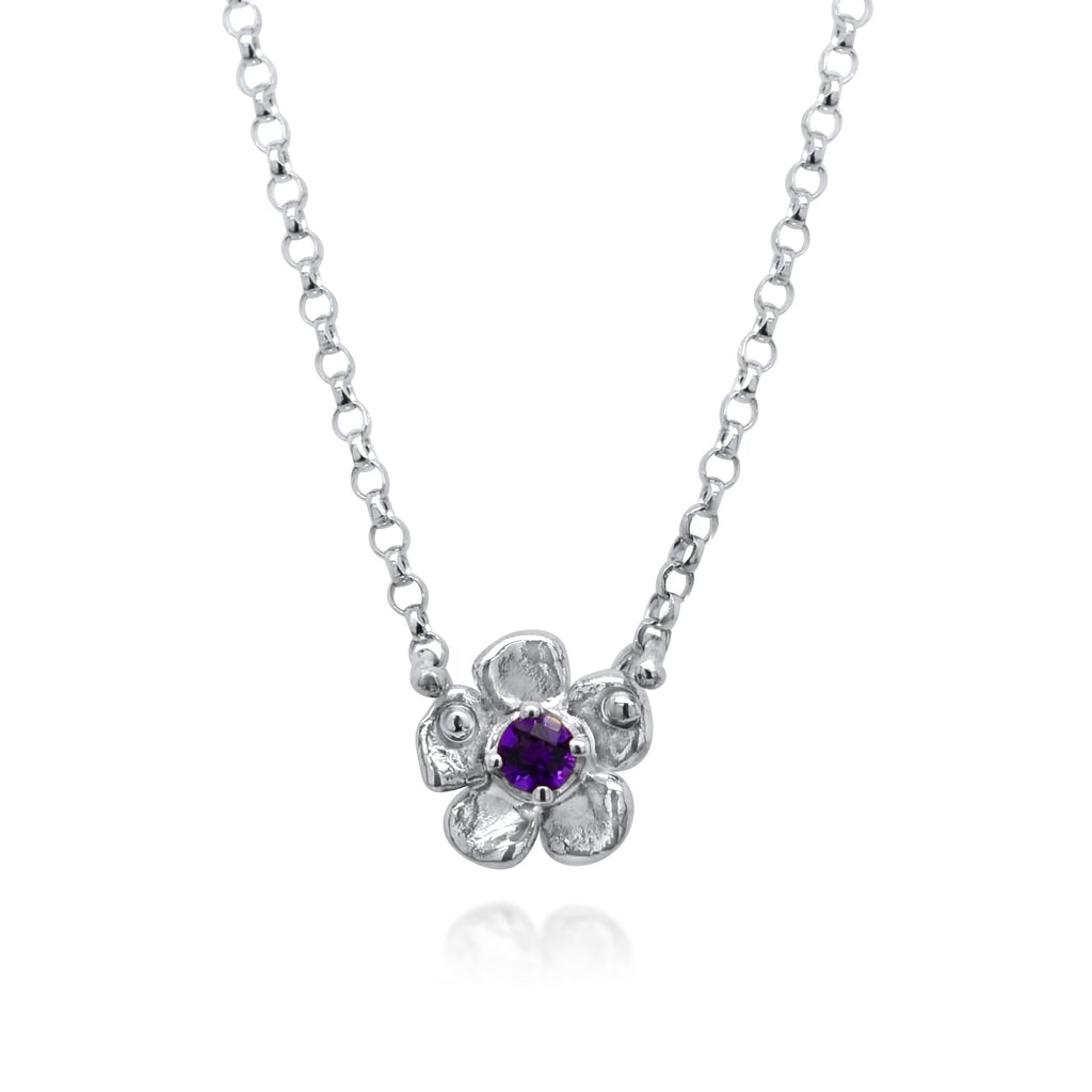 Petit Lavande Gem Necklace